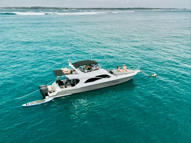 Flybridge yacht bali